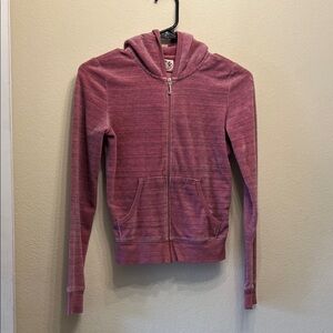 Juicy Couture Pink Hooded Zip-Up